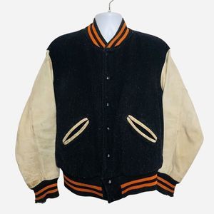 Vintage 90s New York Knicks Delong Varsity Jacket Mens Size 